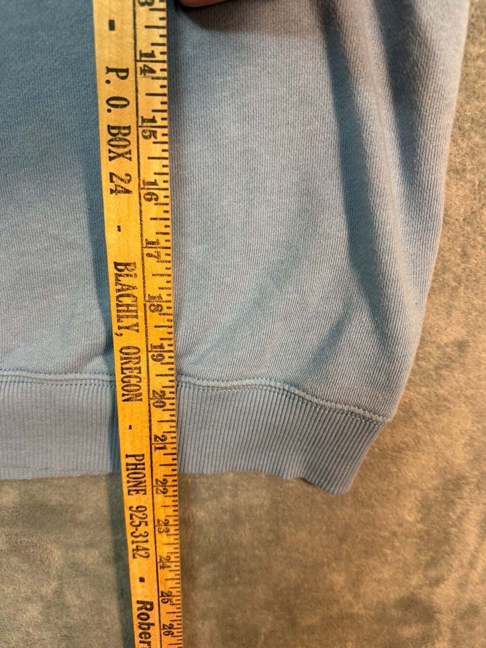 American Eagle Light Blue Daisy Floral Graphic Crewneck Sweatshirt size small - Picture 5 of 7